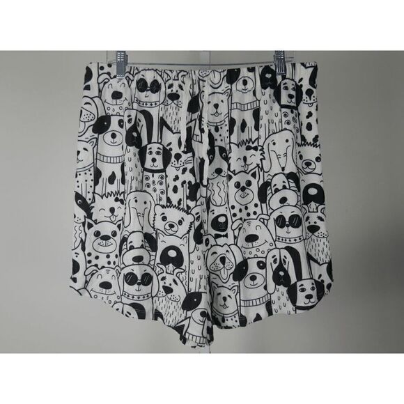 Nanu Women's Dog Print Drawstring Shorts 2X - Picture 2 of 7